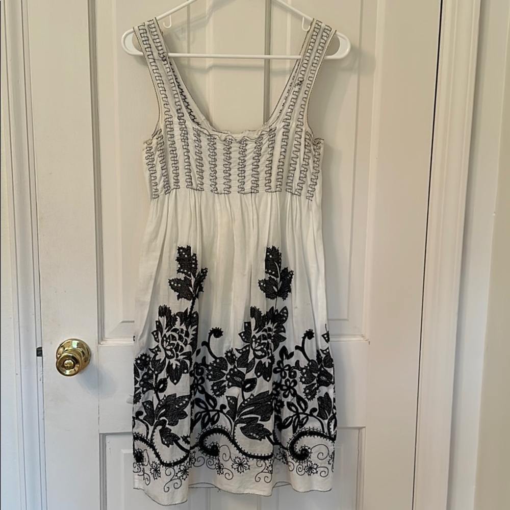 Black and white sundress
